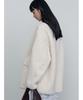 Make A Toast Teddy Half Coat Ivory Mbefct001Iv