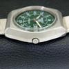 VINTAGE SEIKO 5 AUTOMATIC 6349A JAPAN MENS GREEN COLOR DIAL WATCH A701421-5 R206b-a701421