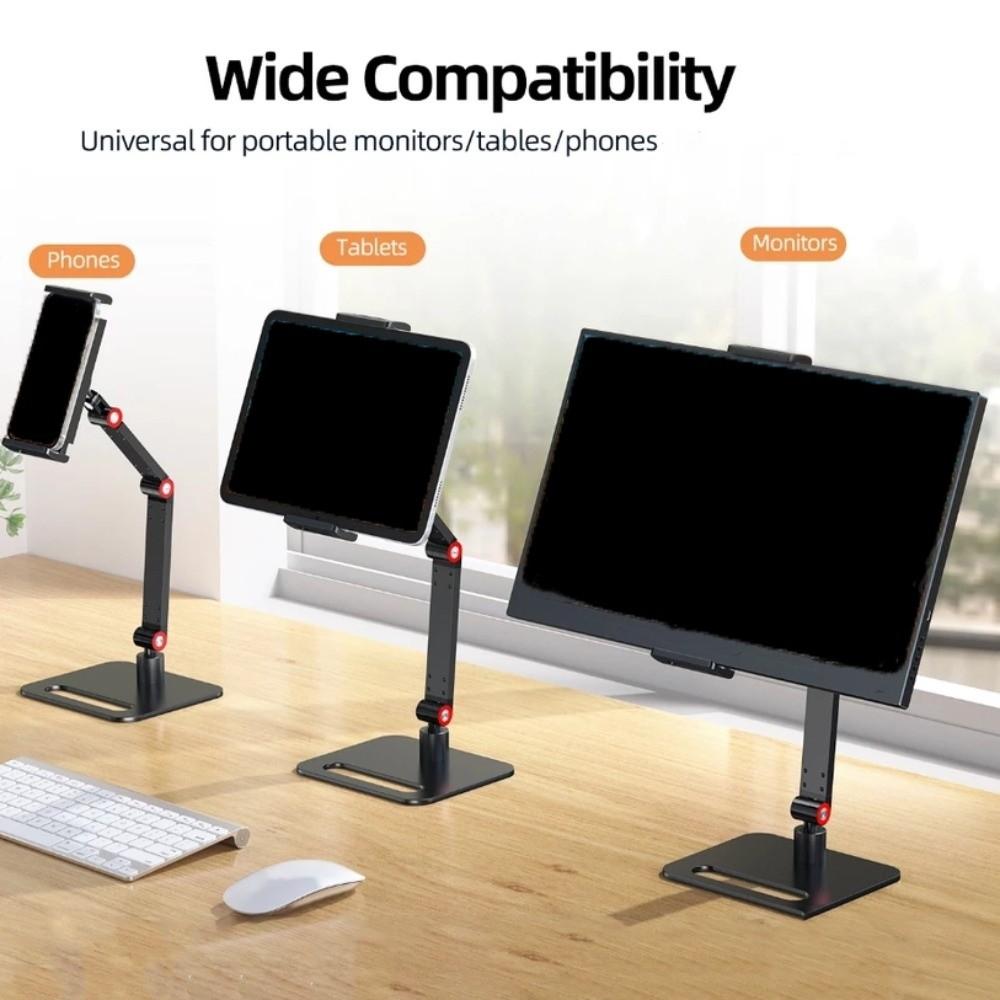 Punch-Free Screen Holder Adjustable Height Monitor Bracket Portable Monitor Holder  Office