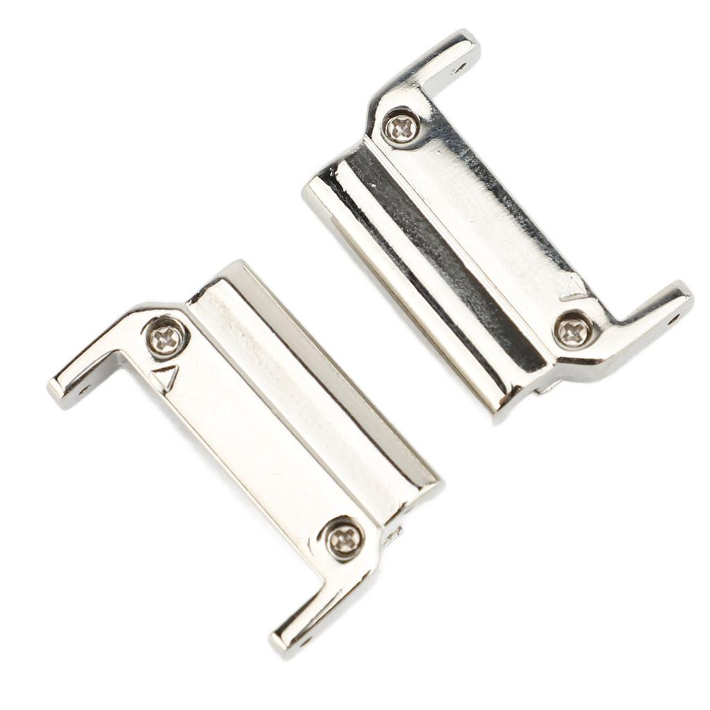 1 Pair Metal Watch Band Adapter for Quick Fit Watch Replaceable Connector for Replacement Silver