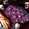 Halloween Flowers Gothic Black Halloween Floral Centerpieces Halloween Bouquet Bendable Fake Flowers With Eyeball Black Gothic