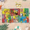 Tom&Jerry Flat Print Beach Towel Microfiber Soft Absorbent Bath Towel for Beach Pool Camping Summer Holiday Gift