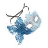 Schmetterling Maskenball Maske Spitze Kunststoff Halbgesichtsmaske für Damen Party Kostüm Halloween Cosplay Zubehör