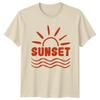 Sunset TShirt Sunset Lover Beach Summer Birthday Gift For Him And Her