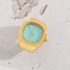 Anelli Orologio da Dito Vintage Y2K per Donne Uomini Orologio al Quarzo Mini Orologio Coppia Punk Cinturino Elastico Anello Orologio Mini Regalo