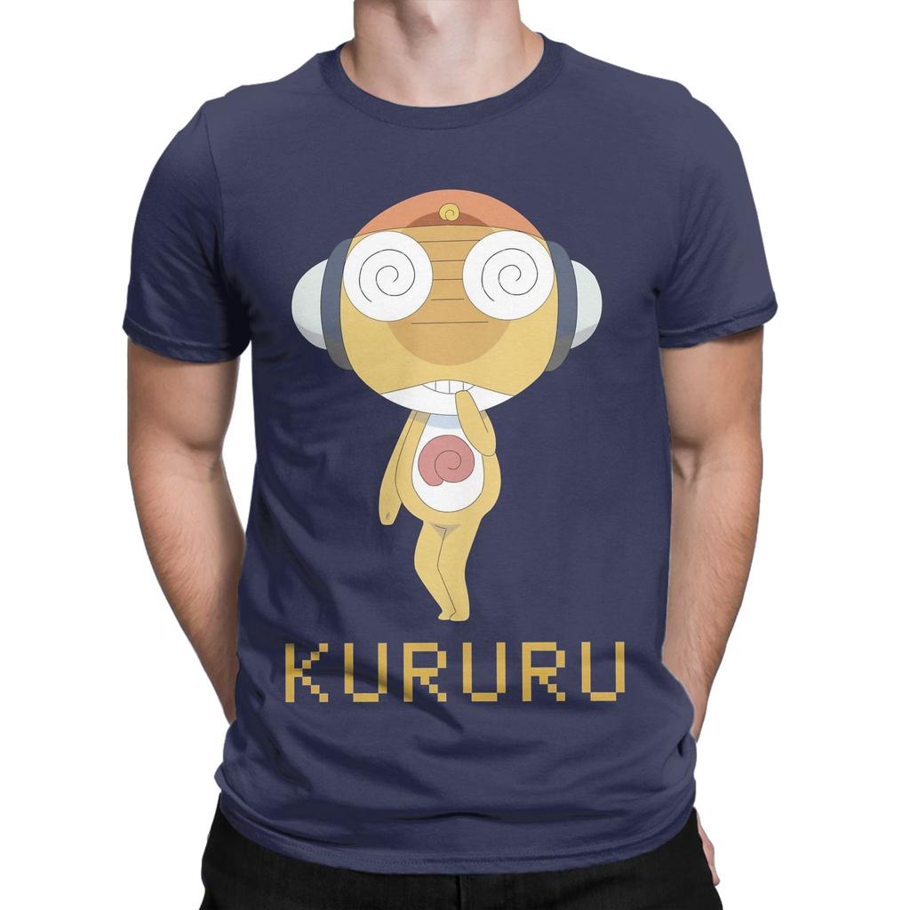 Men Womens TShirts Funny Sgt Frog Keroro Awesome 100 Cotton Tees Short Sleeve  T Shirts Crewneck Clothes Party