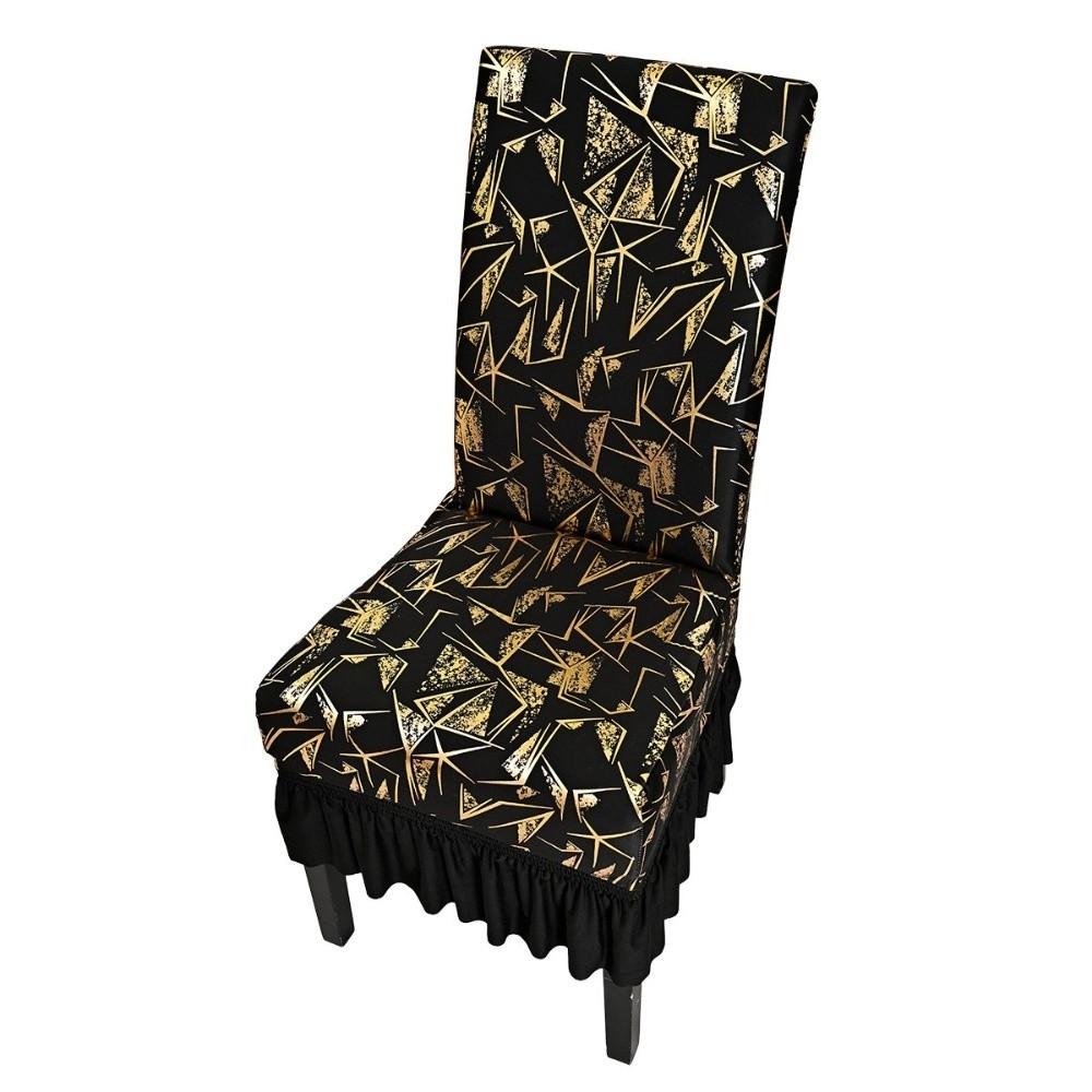 Dustproof Skirted Chair Cover Wear-resistant Dinning Seat Case Chair Slipcover  Living Room