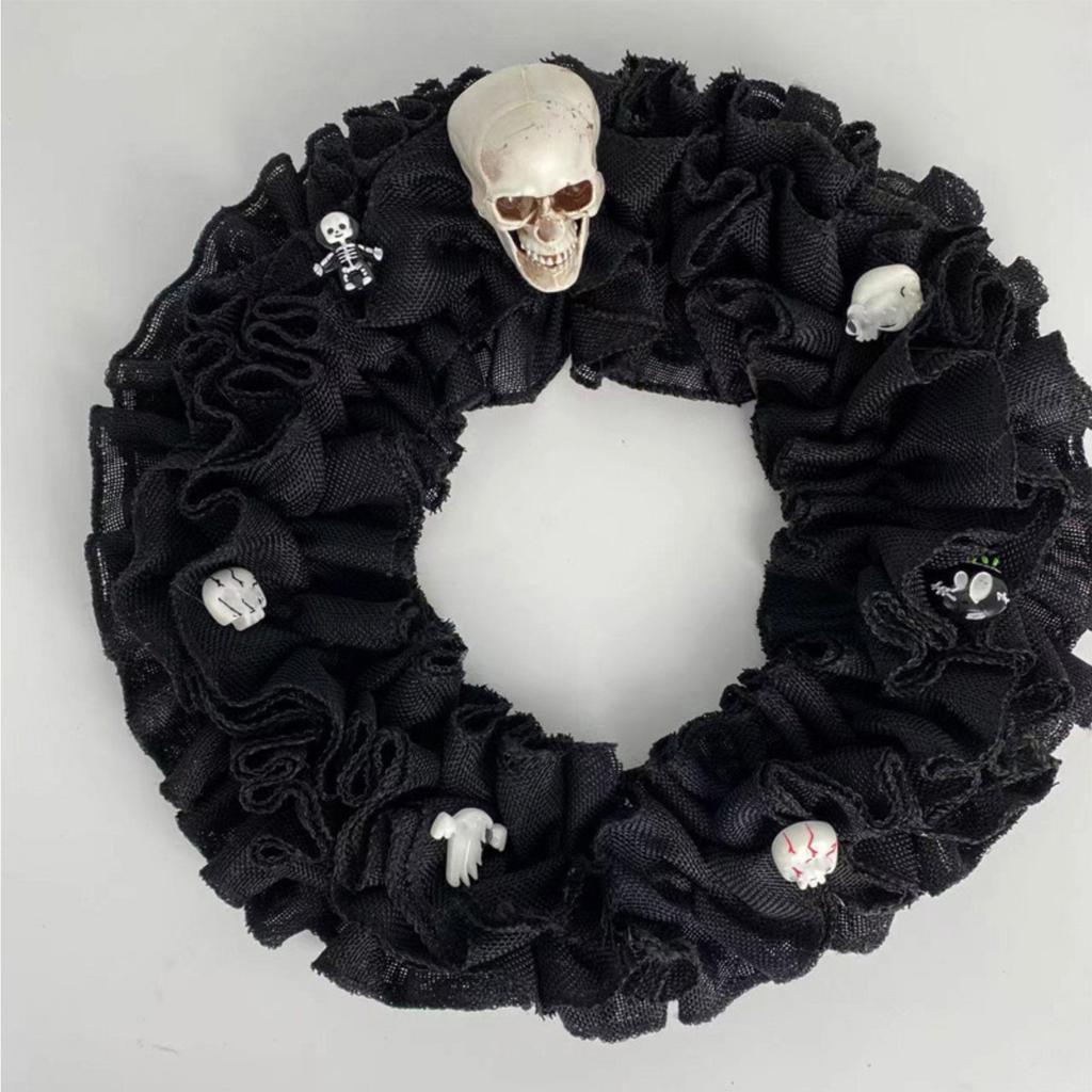 Halloween, GhostFestival: Skulldecorations, Fabric Garlands, Rattan Rings, Festival Hanging Ornaments, Hanging Props