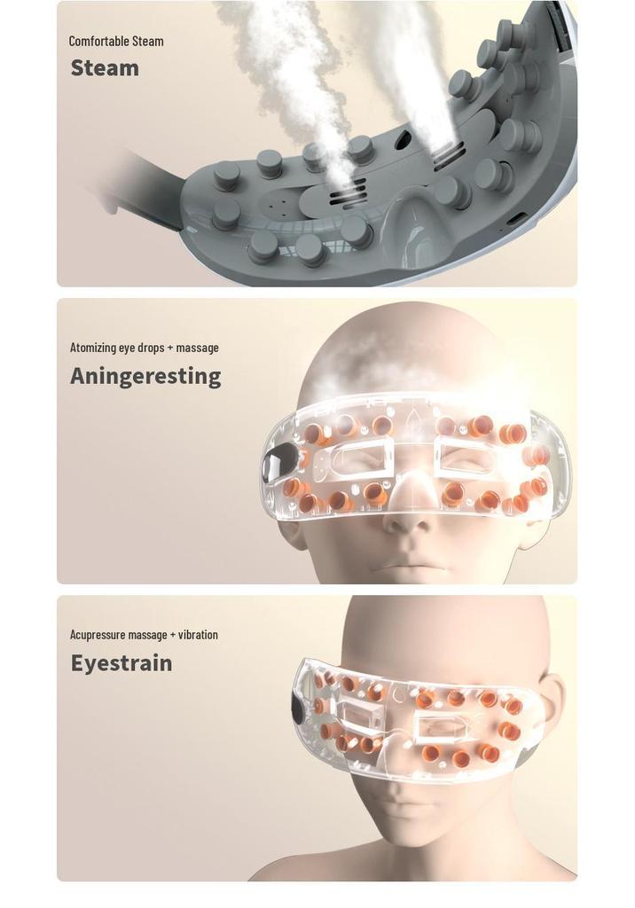 Fully Automatic Eye Massager for Kids and Adults with Electric Airbag and Heat Therapy
