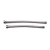 2 Pieces Braided Headlight Conduit for Horn Wires Polished Ferrules