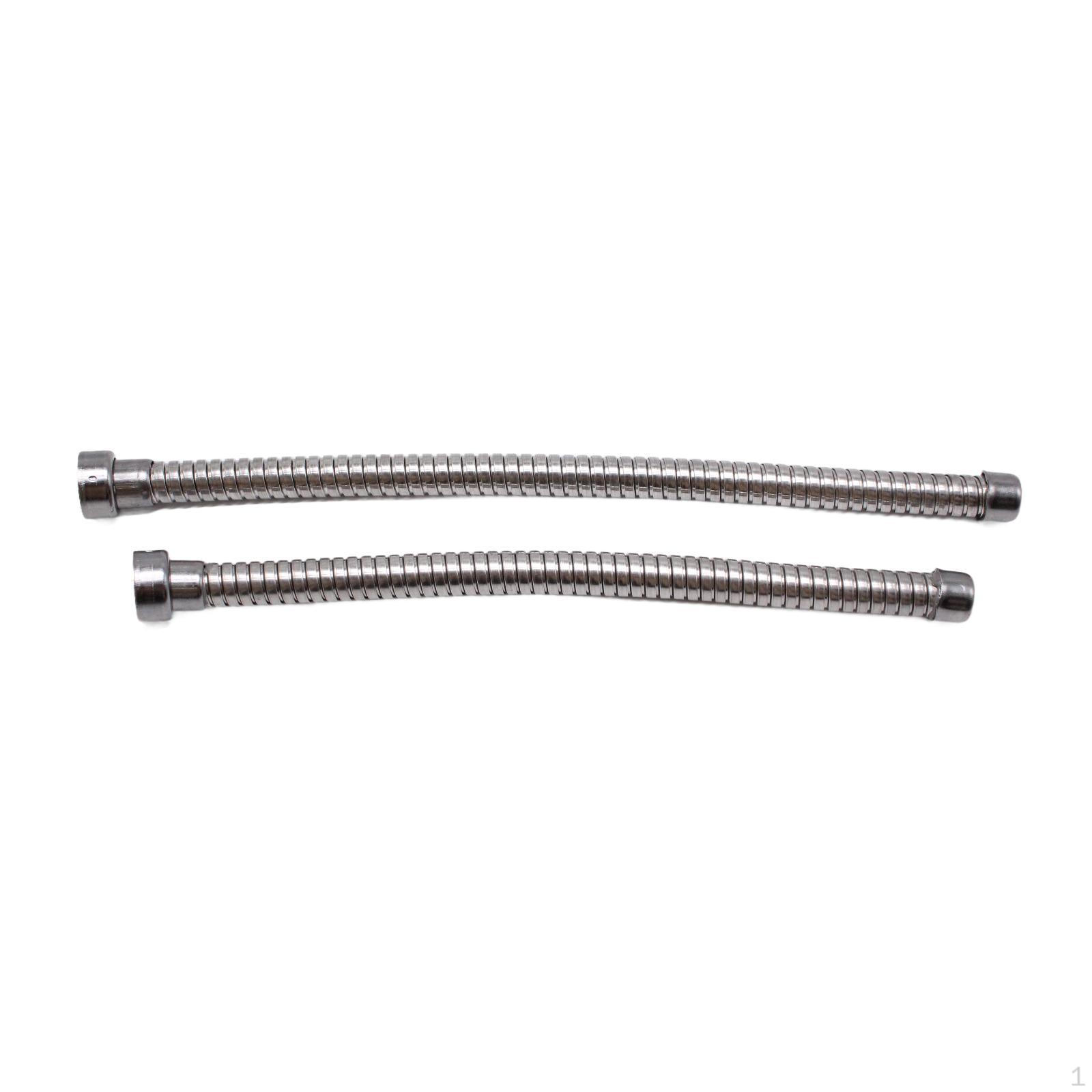 

2 Pieces Braided Headlight Conduit for Horn Wires Polished Ferrules
