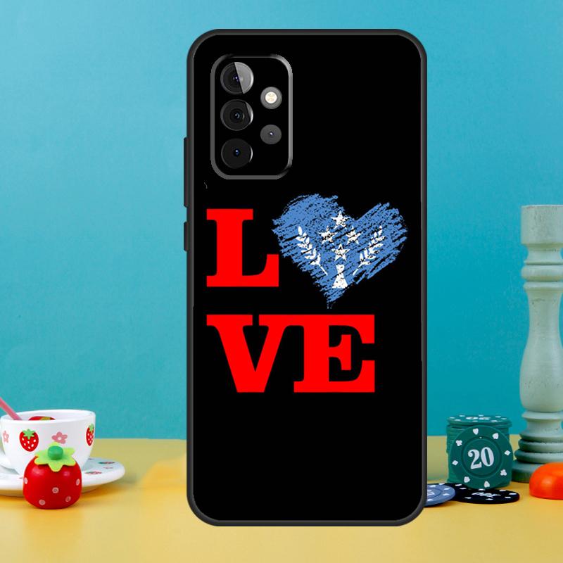 Kosrae Flag Case For Samsung Galaxy A05 A36 A56 A26 A16 A53 A33 A13 A12 A32 A52 A55 A35 A15 A54 A34 A14