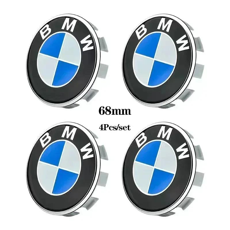 56/68mm Auto Hub Caps Car Wheel Center Cover Hubcaps Decoration Accessories For BMW 1 3 5 7 Series M M3 M5 M6 F01 F20 F10 X5 E36