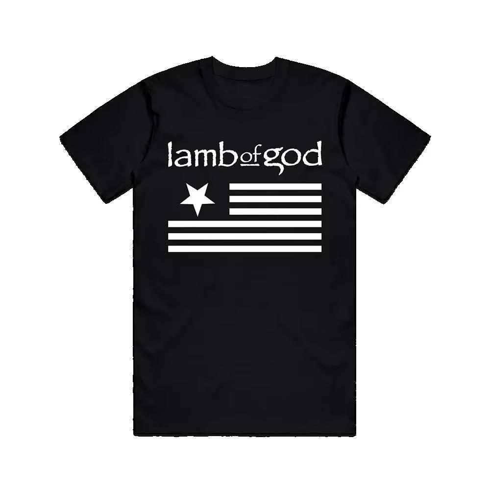 Letnia Męska Koszulka z Graficznym Czaszką Lamb of God Moda Streetwear Koszulka z Okrągłym Dekoltem Codzienna Outdoorowa Koszulki Plus Size Top Odzież Damska