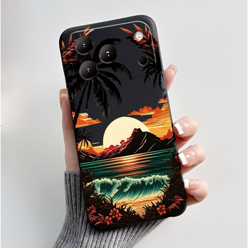 Casing For BlackView Wave 7C Phone Case Aesthetic Luxury Cute Cool Boys Girls Pattern Black Soft TPU Protective Shell Cover