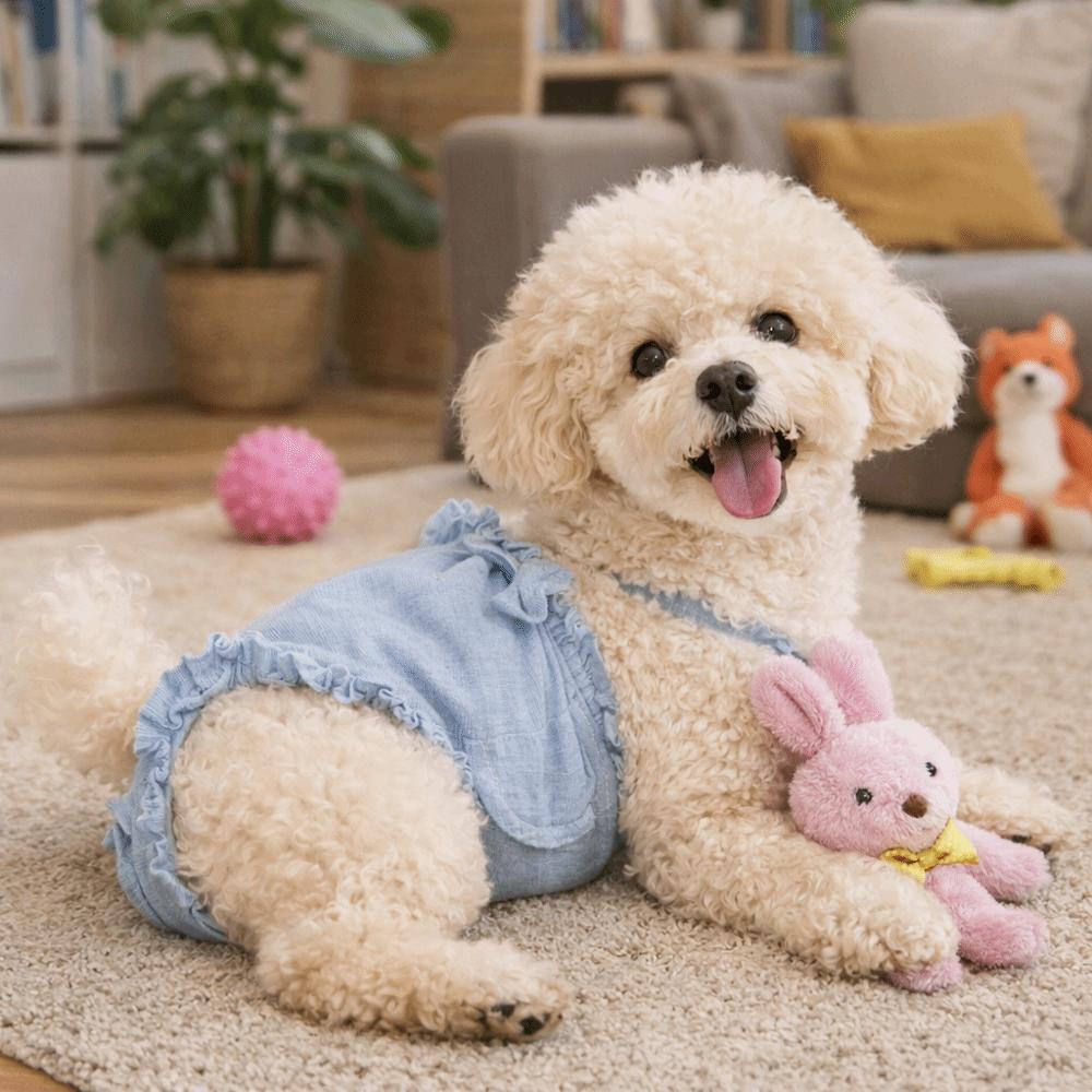 Suspender-Style Dog Sanitary Pants Thin Breathable Anti-harassment Vests  Wound Recovery