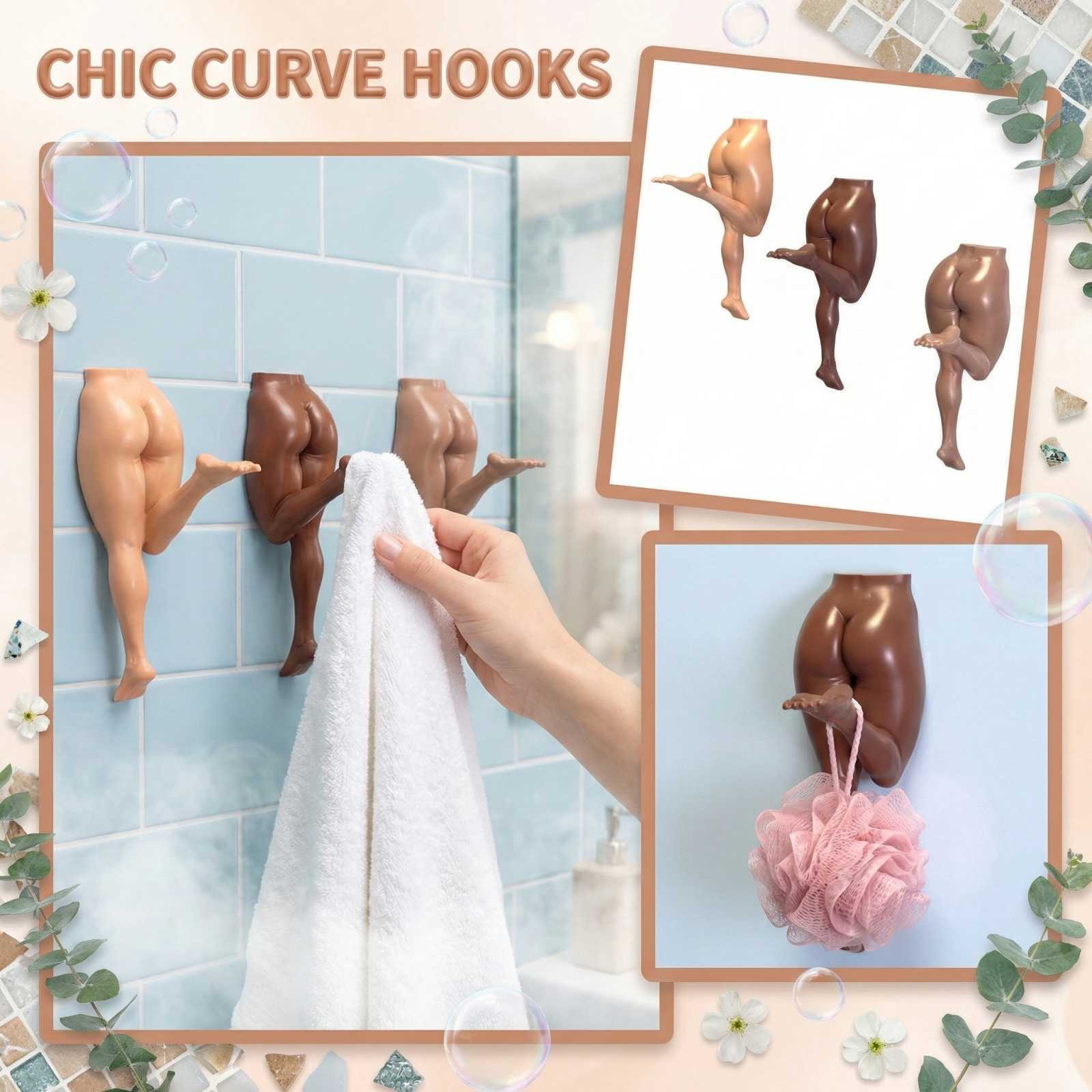 

Fun Body Shape Bikini Sculpture Wall Hook Suitable For Bathroom And Indoor Use One Size білий