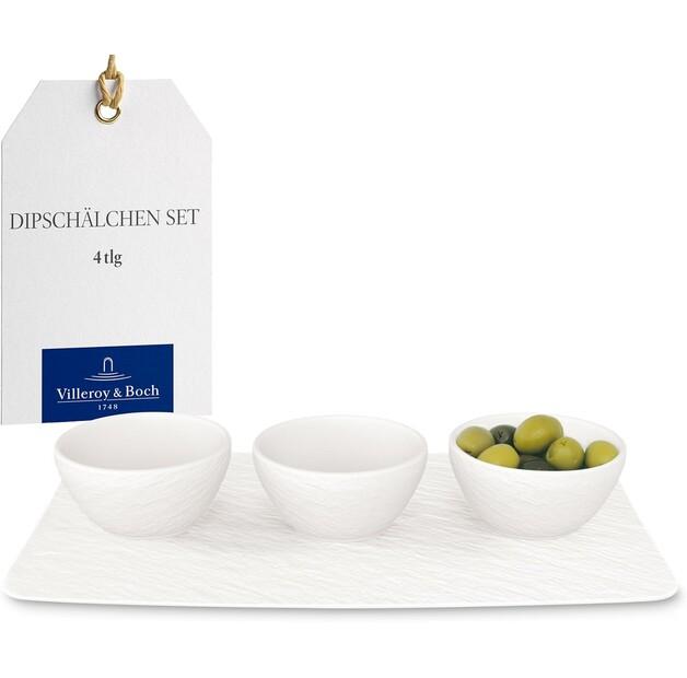 

Миски для соусов Villeroy & Boch Manufacture Rock blanc, 4 предмета (1042409023)