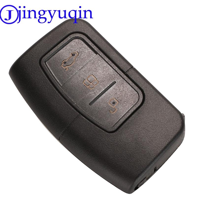 Jingyuqin Remote 3b Car Key Case Cover Fob For Ford Smart Key Shell With Small Key Fob Blank