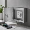 Stainless Steel Socket Protector Anti-Theft Socket Protection Box Outlet Box Cover  Outdoor