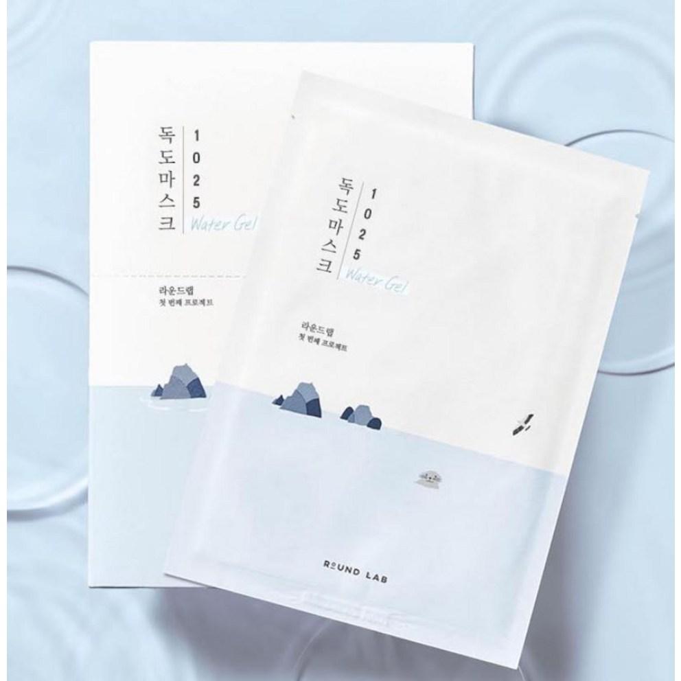 ROUND LAB 1025 Dokdo Feuchtigkeitsspendende Wasser-Gel-Maske 30ml, 10 Stück