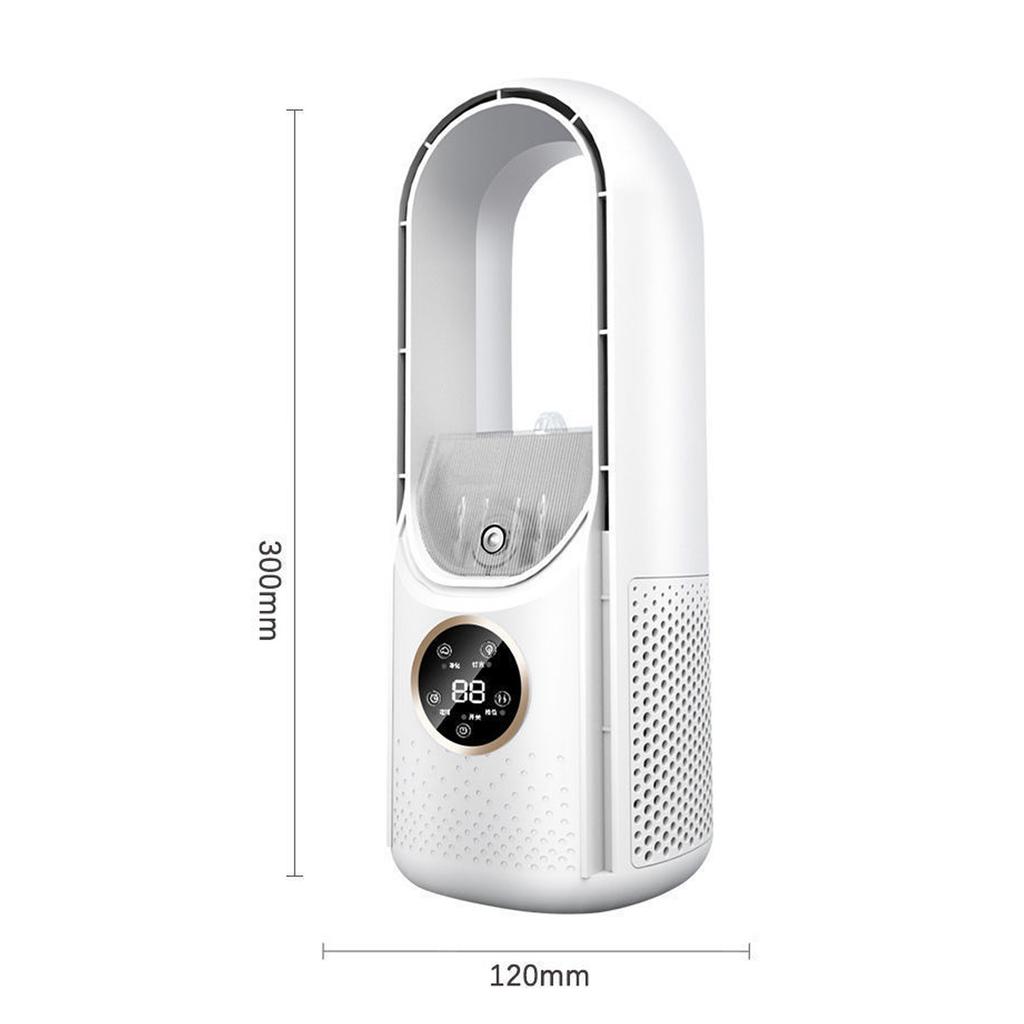 Desk Fan Small Bladeless Fan Small Quiet Table Fan with USB for Office Home Bedroom Nightstand