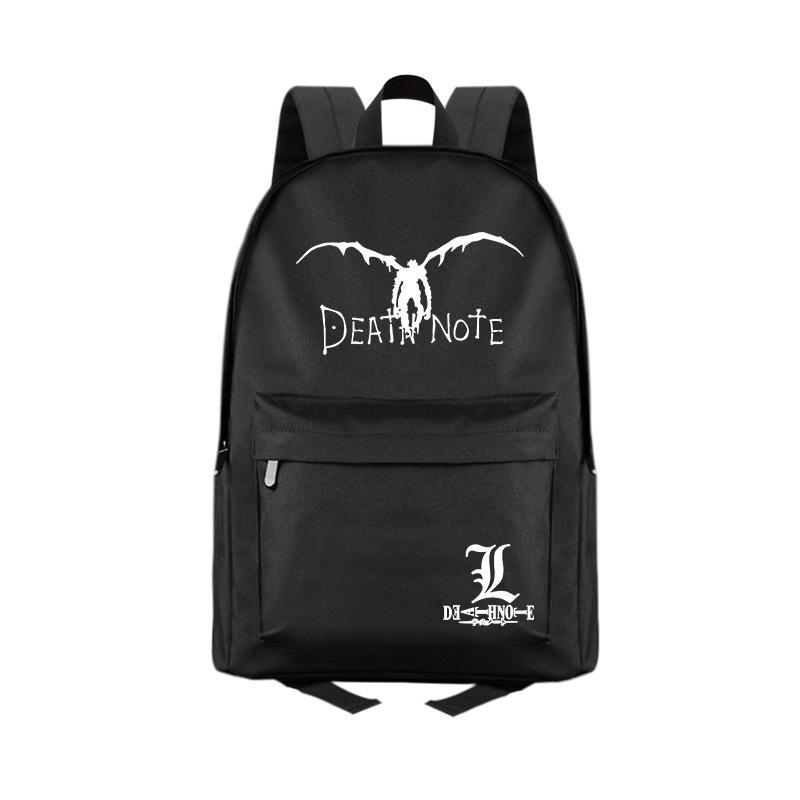 Death Note Anime Peripheral School Bag Male Female Student Daily Backpack Computer Travel Backpack