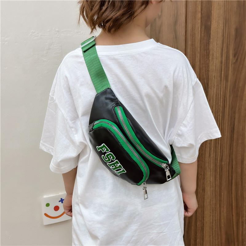 Cute Autumn Childrens Letter Chest Bag Leisure Outing Shoulder Crossbody Bag