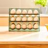 Holder 30 Egg Cartons Space Saving Egg Storage Box Food Containers Refrigerator Organizer Egg Tray