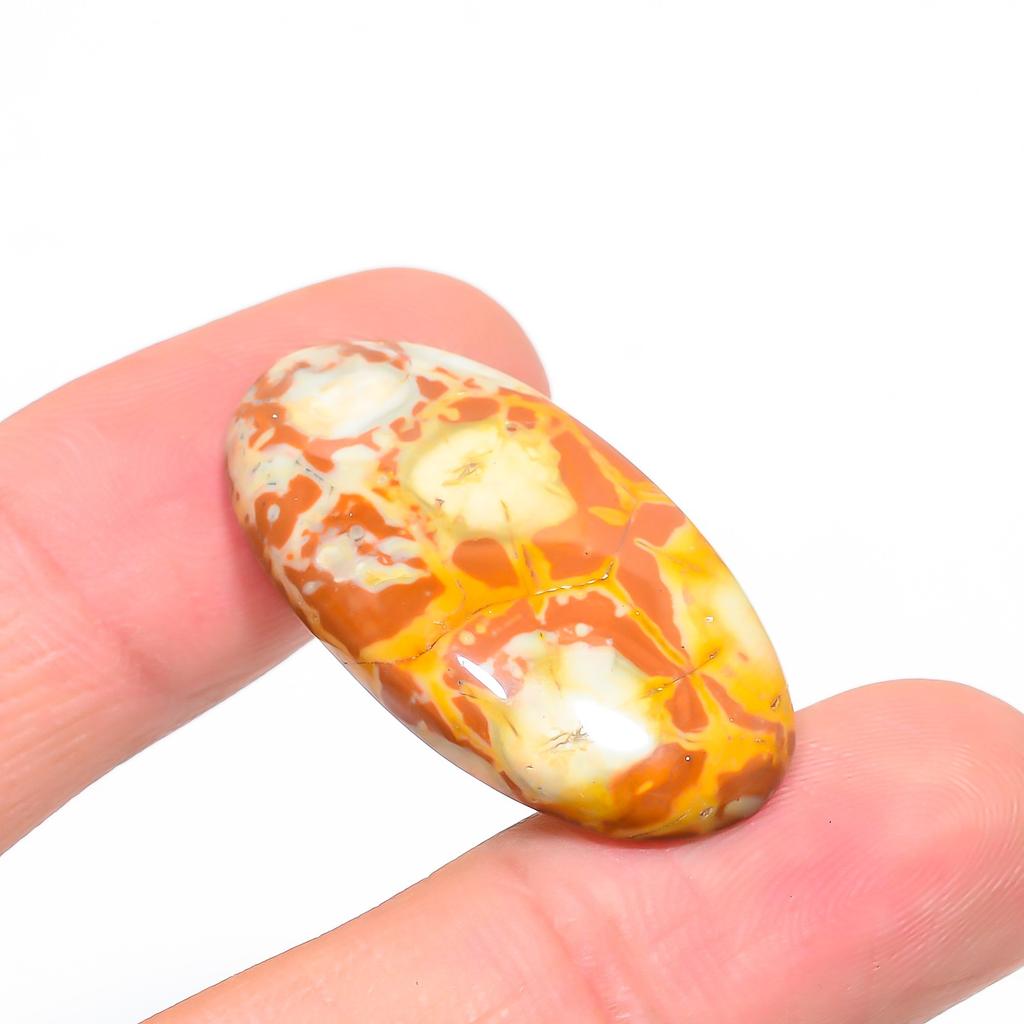 Jaspis Duchové oko 2x3,6mm Přírodní Kabošon Jemný Volný 31,45Ct. n8r00