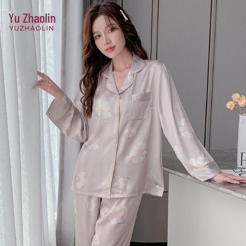 YUZHAOLIN 2026 Women s Long Sleeve Pajama & Loungewear Set L