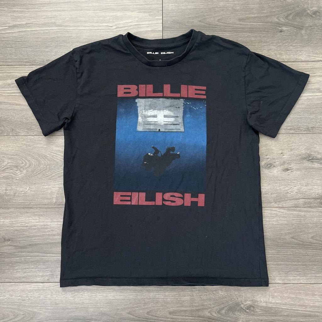 Billie Eilish Mens L T Shirt Black Short Sleeve Unisex T-Shirt