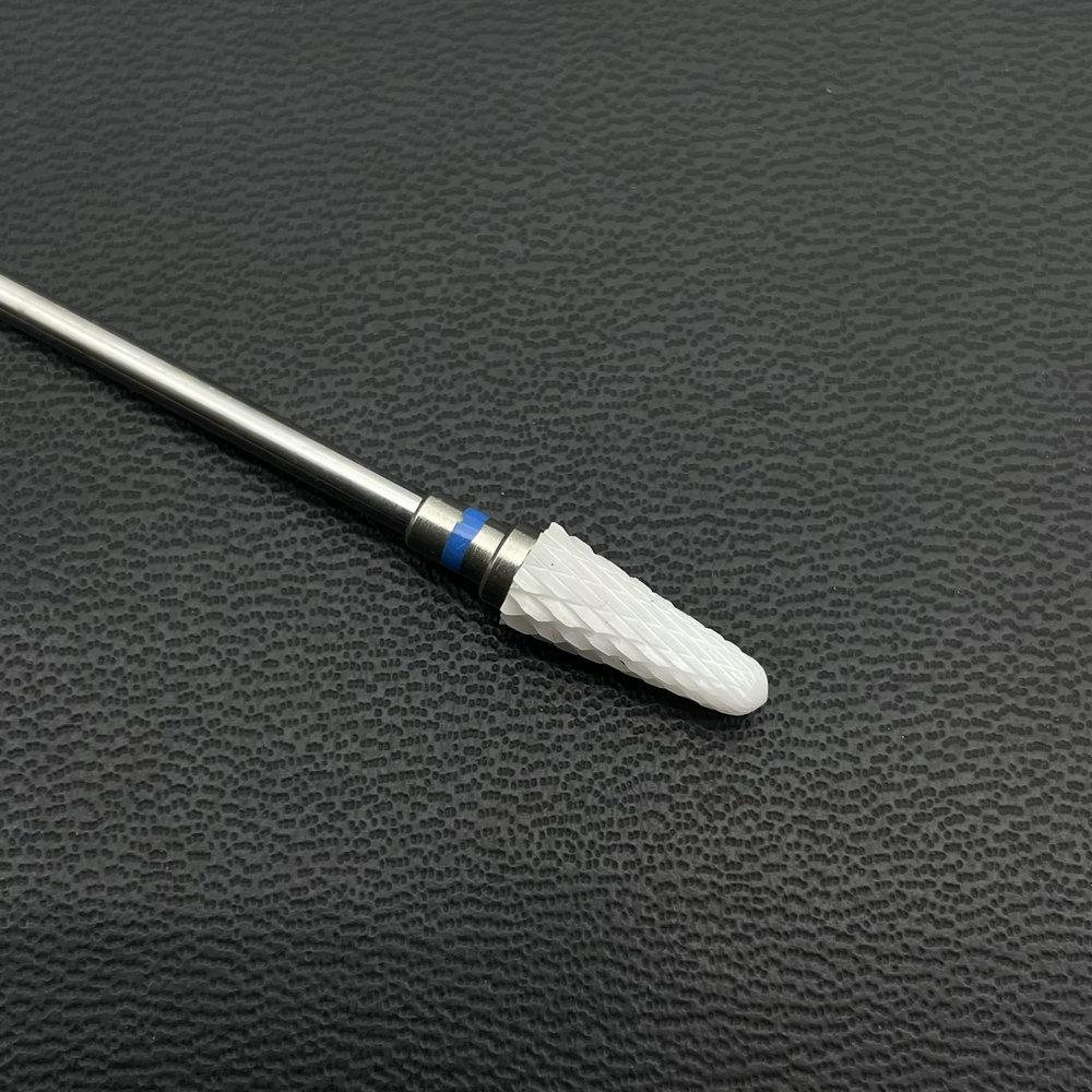 1Pc White Ceremic Nail Drill Bits Ceramic Cuticle Clean Bur Rotary Milling Cutters for Manicure Pedicure Dental Polishing Burs