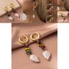 Trendy Geometric Earrings With Colorful Stones And Faux Pearls For Autumn 2023