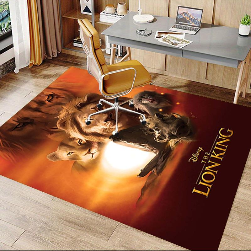 1pc Disney Lion King Carpet Office Rug Mat Home Decor Area Carpet Festival Gift Office desk chair carpet Longlasting Material1107L
