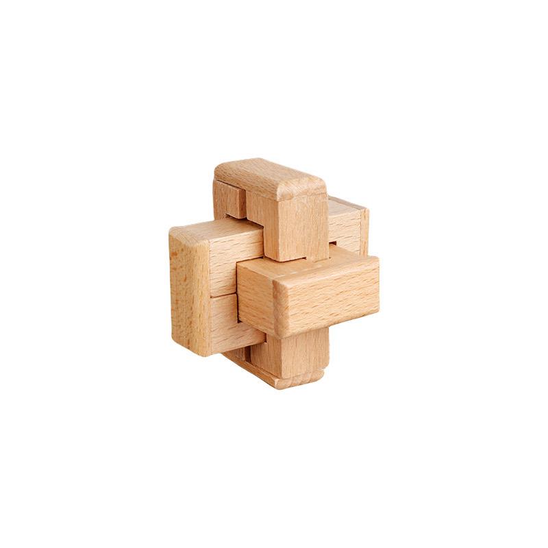 Kids' Educational Luban Lock IQ Puzzle Set: Assembly Toy for Stress Relief