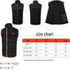 Men's USB-Charged Smart Heating Vest with Stand-up Collar