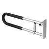 Flip Up Grab Bars Aluminium Alloy 23.6in Long Easy Mounting Foldable Bathroom Grab Bars for Toilet