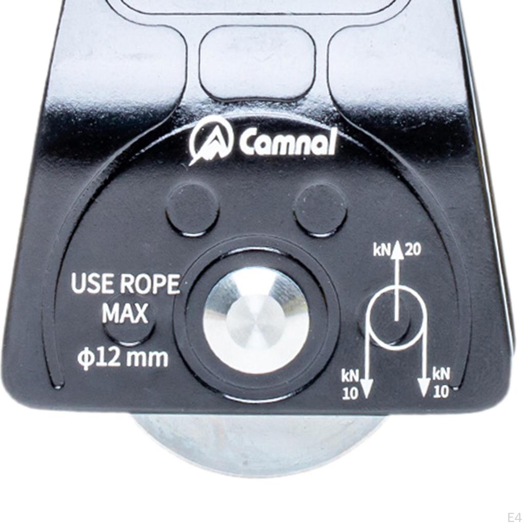 25KN 2500kg General Purpose Outdoor Mobile Micro Pulley for Rock Arborist Tree Climbing