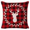 New Christmas Linen Body Pillow For Office Sofa Home Soft Nap Waist Cushion Comfortable Headboard Cushion For Lumbar Support