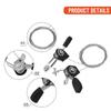 1 Pair Bike Thumb Shifters Shifter Levers Bicycle Derailleur