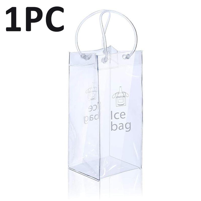 

Мешки для льда и вина ПВХ-мешки для льда с защитой от протечек Прозрачные охлажденные виски Экологичные портативные мешки для льда Прозрачные пластиковые подарочные пакеты
