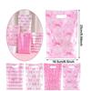 50Pcs New Pink Bow Gift Bag Birthday Party Shower Supplies Candy Bags Jewelry Bag Gift Bags For Girls Bridal Engagement