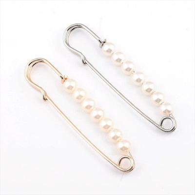 Perłowa Broszka Duża Szpilka Gorąca Sprzedaż Klamra do Jedwabnej Apaszki Akcesoria Odzieżowe Kwiat na Pierś Biżuteria