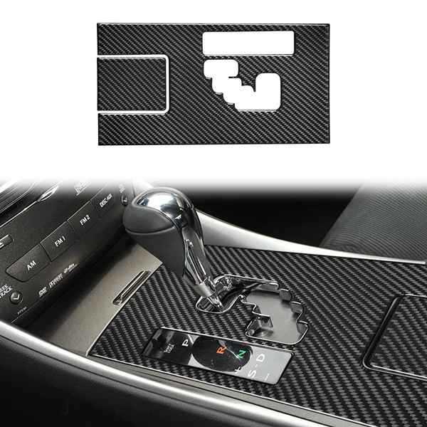 Soft Carbon Fiber Gear Shift Panel for 06-12 Lexus IS250/IS300 LHD