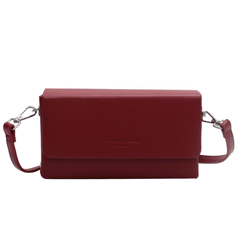 Women's Single Shoulder Crossbody Bag High-quality Red Bags for Commuters Small Square Bag Pop Versatile Retro Trendy New