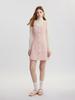Sinseuden Powder Pink Tweed Mini Dress