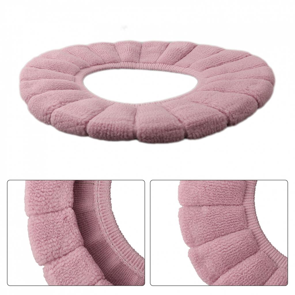 Keep Your Toilet Seat Warm and Cozy Soft and Stretchable Cushion Pad