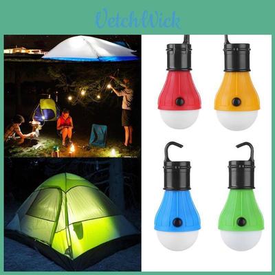 New Waterproof Led Camping Lantern Mini Tent Light With Hook And Battery-powered