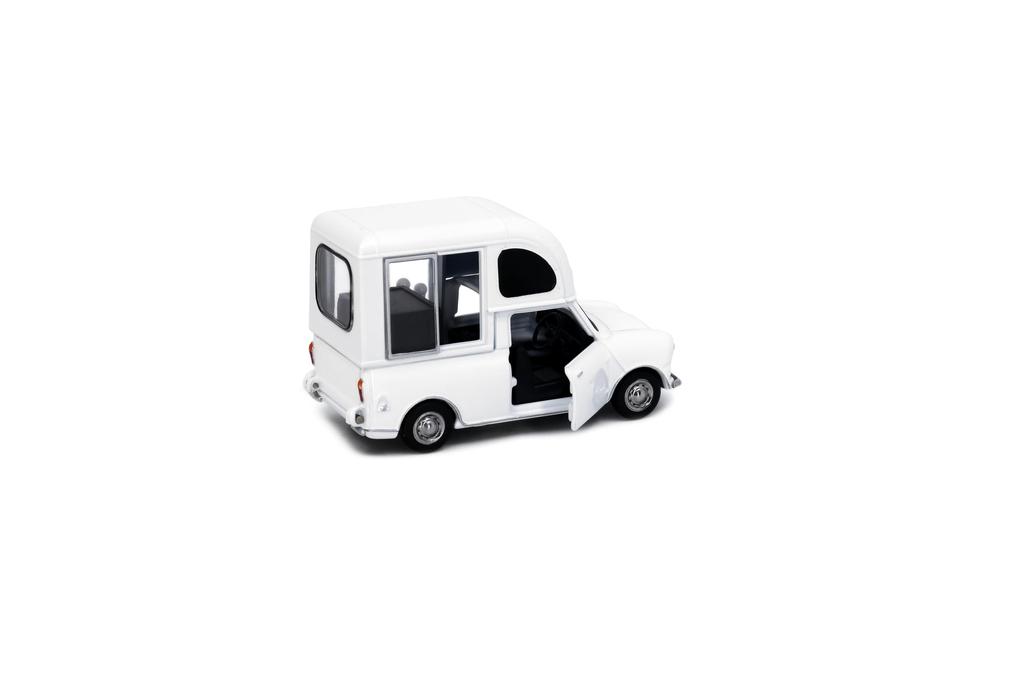 TINY Tiny City 1/50 JP13 Morris Mini Ice Cream Van Diecast Model Car White